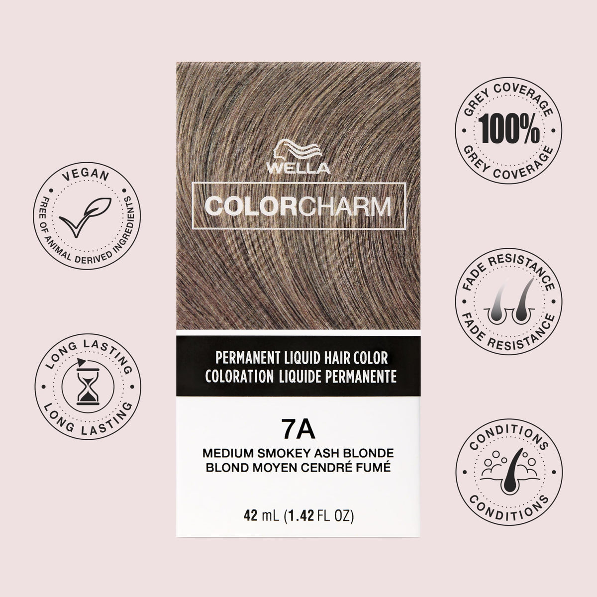 COLORCHARM Permanent Liquid Hair Color | 8N Light Blonde | Up to 100% Gray Coverage | 1.42 Fl Oz Beauty & Personal Care COLORCHARM