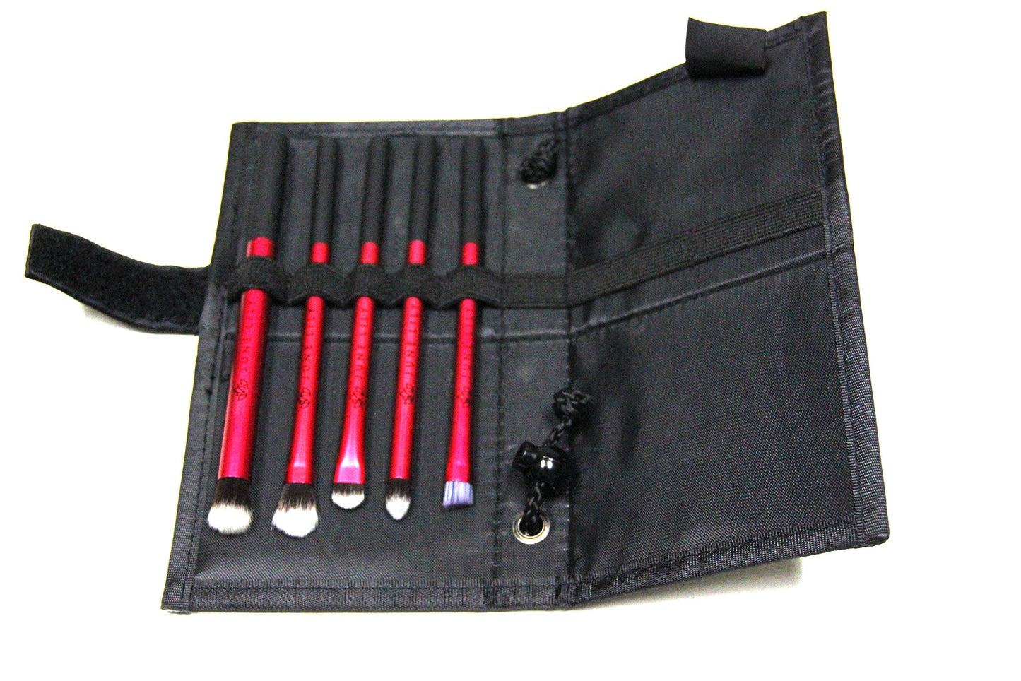 Professional Hypoallergenic Cosmetic Makeup Eye Shadow Brush Kit with Carrying Case (5-Piece Set) Beauty & Personal Care MaximalPower