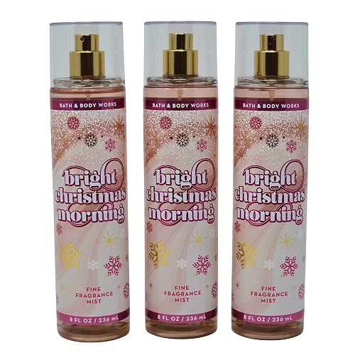 Bath & Body Works Fragrance Mist 3-Pack 8oz Each (Bright Christmas Morning) Beauty & Personal Care Bath & Body Works