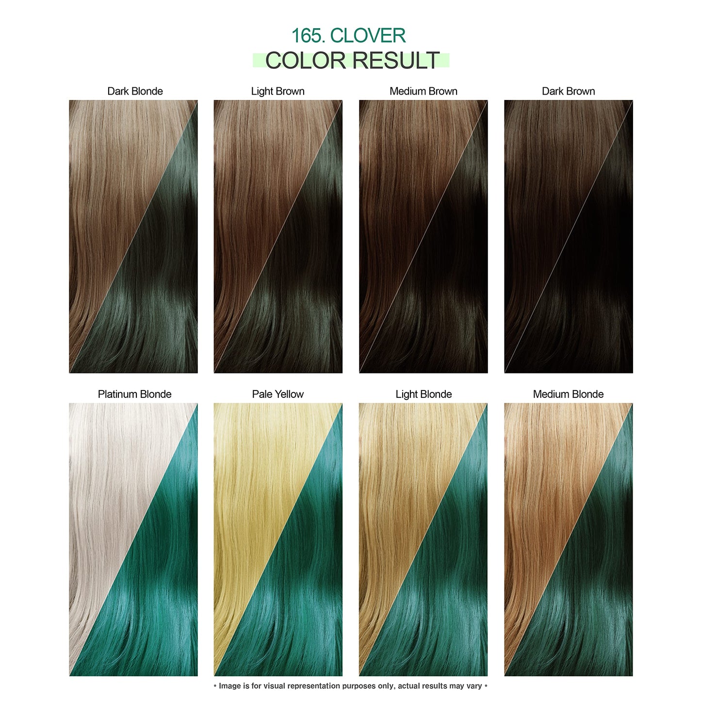 Adore Semi Permanent Hair Color - Vegan and Cruelty-Free Hair Dye - 4 Fl Oz - 165 Clover (Pack of 3) Beauty & Personal Care Adore