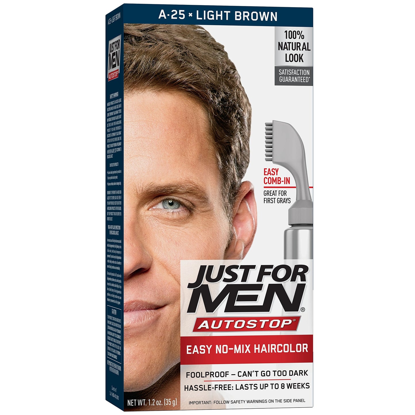 Just For Men AutoStop Men's Hair Color, Light Brown Beauty & Personal Care Just for Men