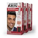 Just For Men Easy Comb-In Color Mens Hair Dye, Easy No Mix Application with Comb Applicator - Rich Black, A-65, Pack of 3 Beauty & Personal Care Just for Men