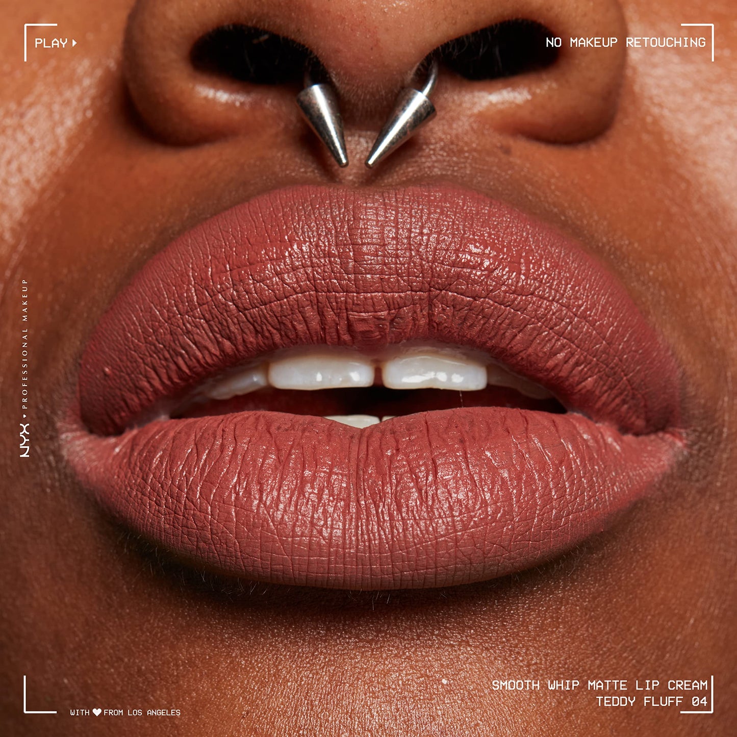 NYX PROFESSIONAL MAKEUP Smooth Whip Matte Lip Cream, Long Lasting, Moisturizing, Vegan Liquid Lipstick - Teddy Fluff (Midtone Pinky Brown) Beauty & Personal Care NYX PROFESSIONAL MAKEUP