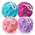 MTDLYICE Loofah for Women 75g 4 Pack, Bath Sponge Soft Mesh Shower Puff Loofah Sponge, Exfoliating Body Scrubber, lufas for Women, Shower Accessories Beauty & Personal Care MTDLYICE