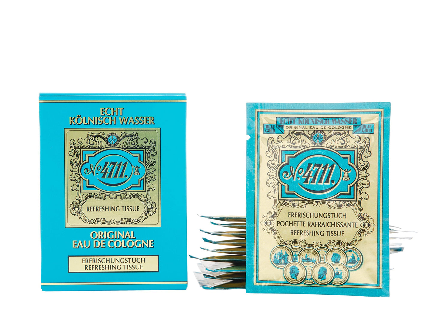 4711 Original Eau de Cologne Tissues 10pcs Beauty & Personal Care 4711
