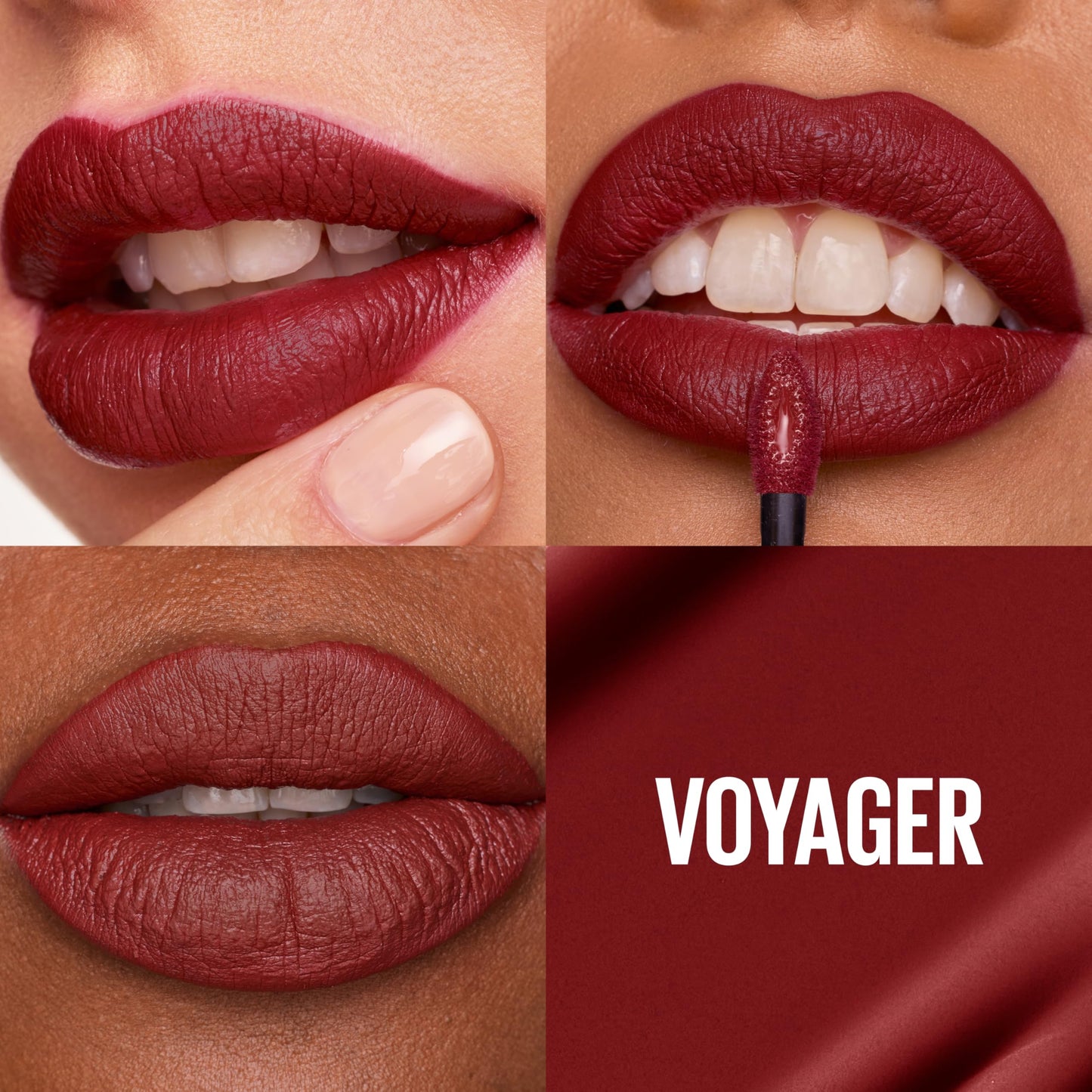 Maybelline Super Stay Matte Ink Liquid Lipstick Makeup, Long Lasting High Impact Color, Up to 16H Wear, Voyager, Deep Red, 1 Count, Packaging May Vary Beauty & Personal Care MAYBELLINE