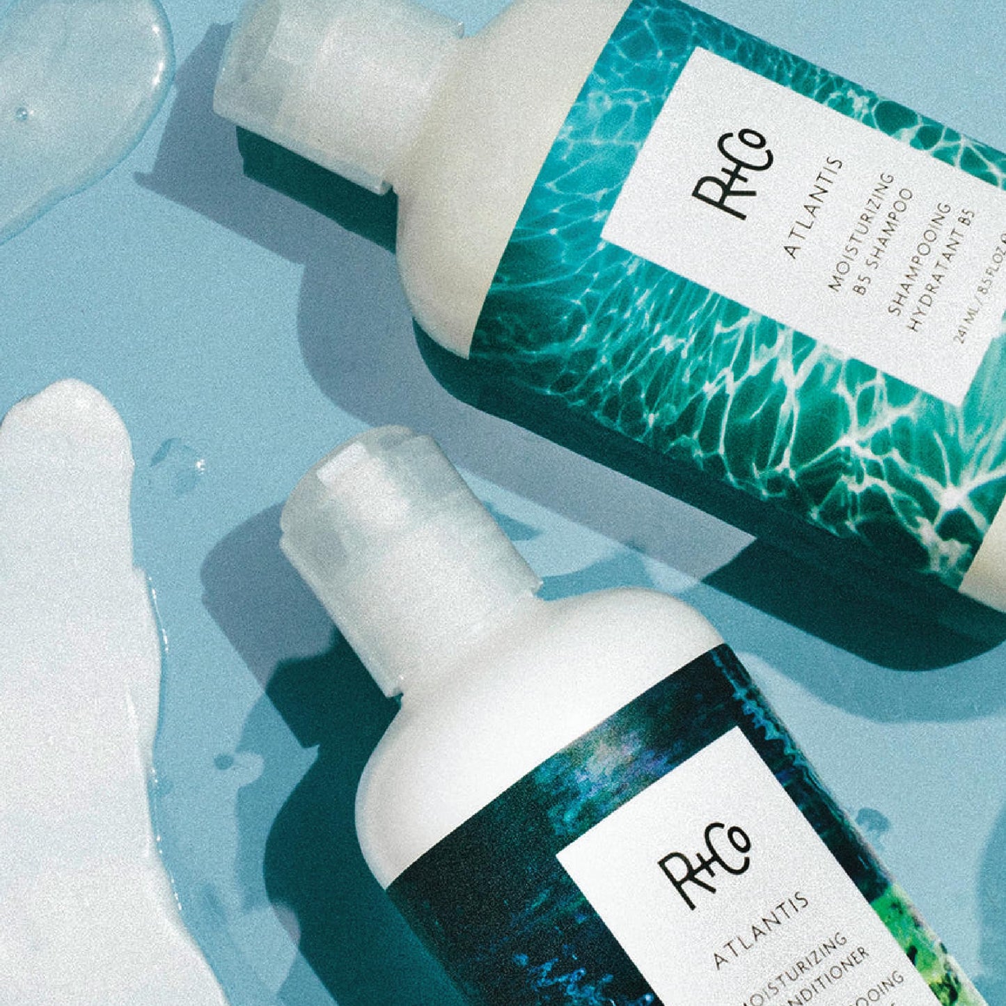 R+Co Atlantis B5 Shampoo + Conditioner Travel Set | Deep Hydration & Repair for Dry Hair | Vegan + Cruelty Free | 2oz (Pack of 2) Beauty & Personal Care R+Co