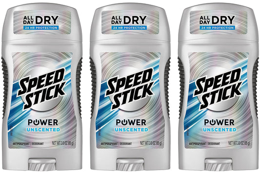 Speed Stick Anti-Perspirant Deodorant, Unscented 3 oz (Pack of 3) Beauty and Personal Care Speed Stick