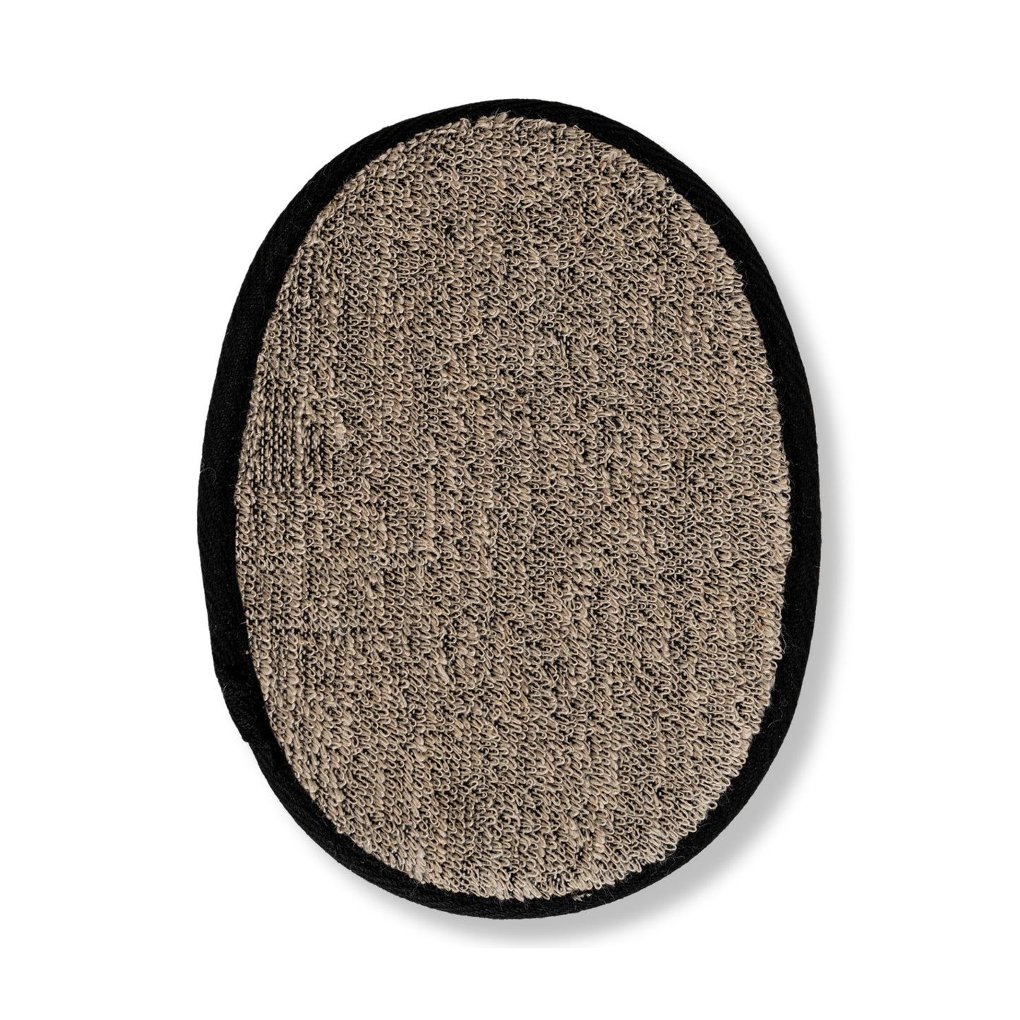Eco Bath London Natural Sisal Hemp Bath Pad Black - Luxury Exfoliating Body Scrubber for Face and Body, Biodegradable Shower Sponge for Women and Men Beauty and Personal Care Eco Bath London