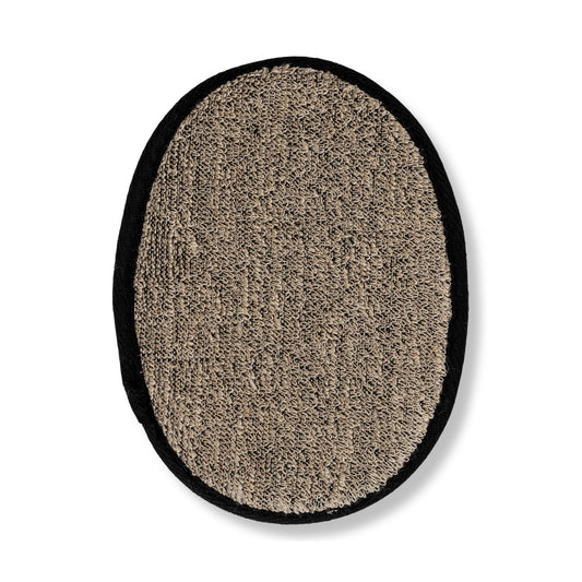 Eco Bath London Natural Sisal Hemp Bath Pad Black - Luxury Exfoliating Body Scrubber for Face and Body, Biodegradable Shower Sponge for Women and Men Beauty and Personal Care Eco Bath London