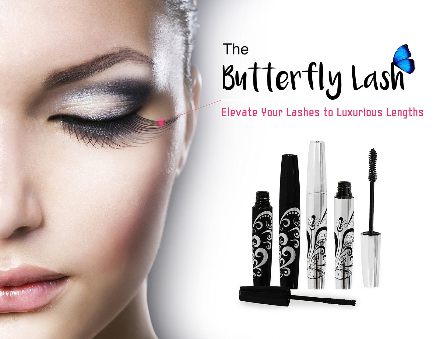 400x Silk Fiber Lash Mascara - Best for Thickening & Lengthening Eyelashes - Premium Quality, Last All Day, Waterproof, Smudge proof, Hypoallergenic Beauty & Personal Care Lagure