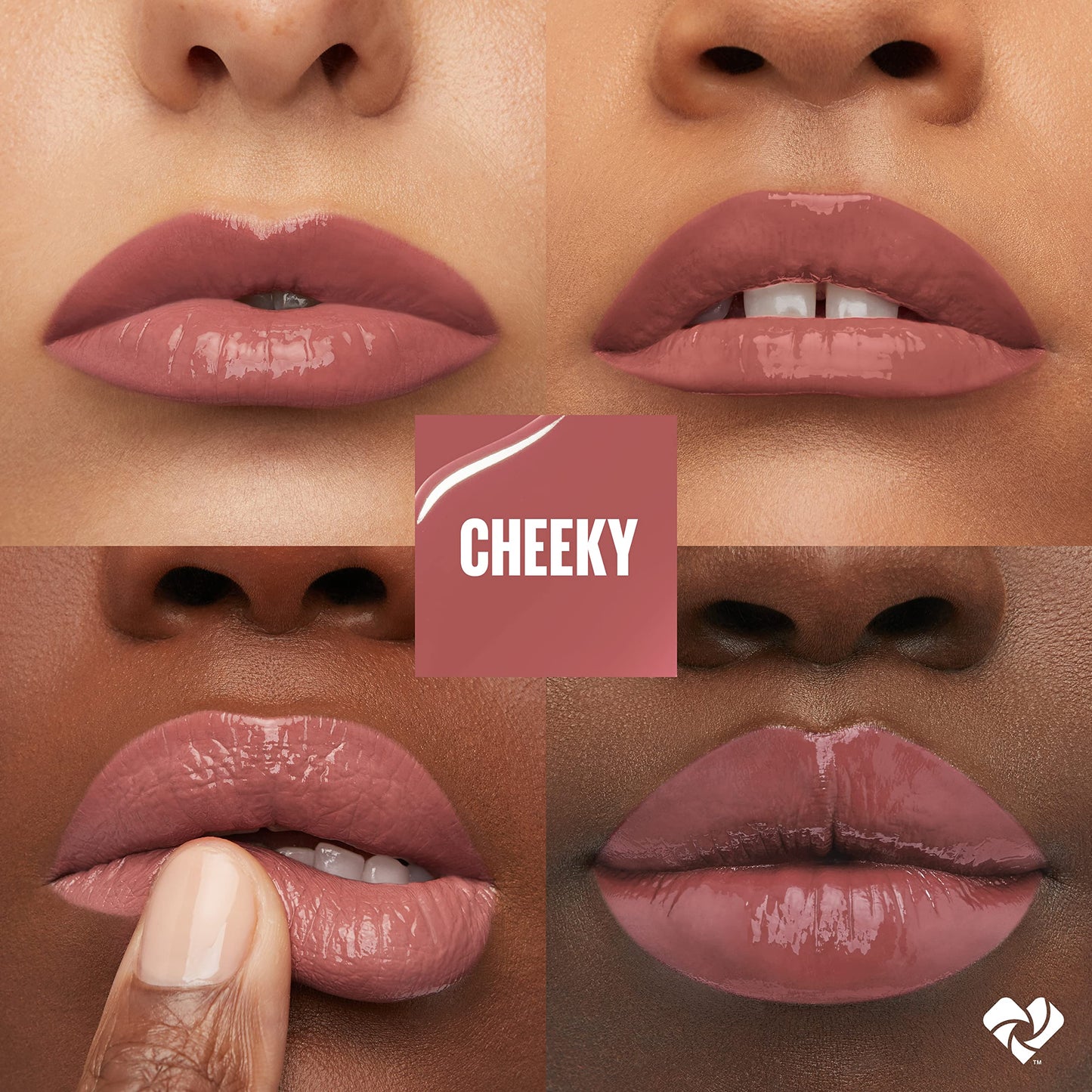 Maybelline Super Stay Vinyl Ink Longwear No-Budge Liquid Lipcolor Makeup, Highly Pigmented Color and Instant Shine, Cheeky, Rose Nude Lipstick, 0.14 Beauty & Personal Care MAYBELLINE