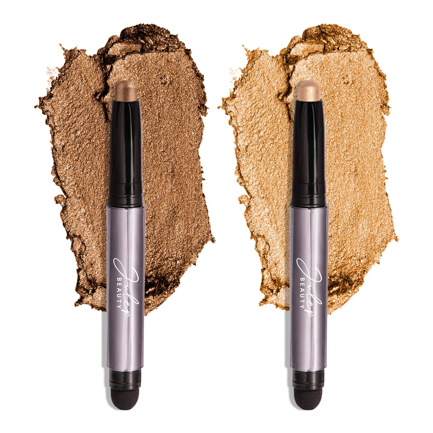 Julep Eyeshadow 101 Crème-to-Powder Waterproof Eyeshadow Stick Duo - Long-Lasting, Crease-Proof, Easy Apply with Built-in Smudger - Bronze Shimmer Beauty & Personal Care Julep