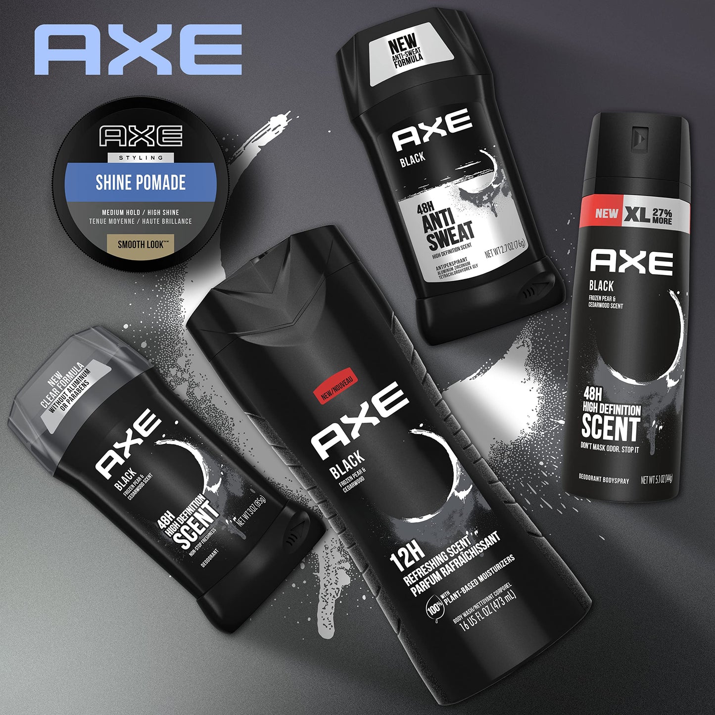 Axe Smooth Look Pomade - Sophisticated Shine, Easy Styling Hair Product 2.64oz Beauty & Personal Care AXE