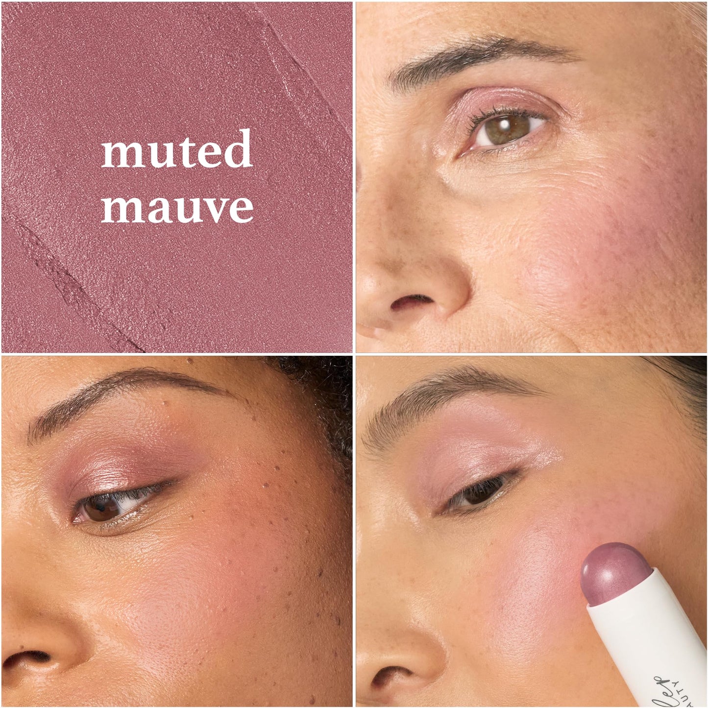 Julep Skip The Brush Cream to Powder Blush Stick - Muted Mauve - Blendable and Buildable Color - 2-in-1 Blush and Lip Makeup Stick Beauty & Personal Care Julep