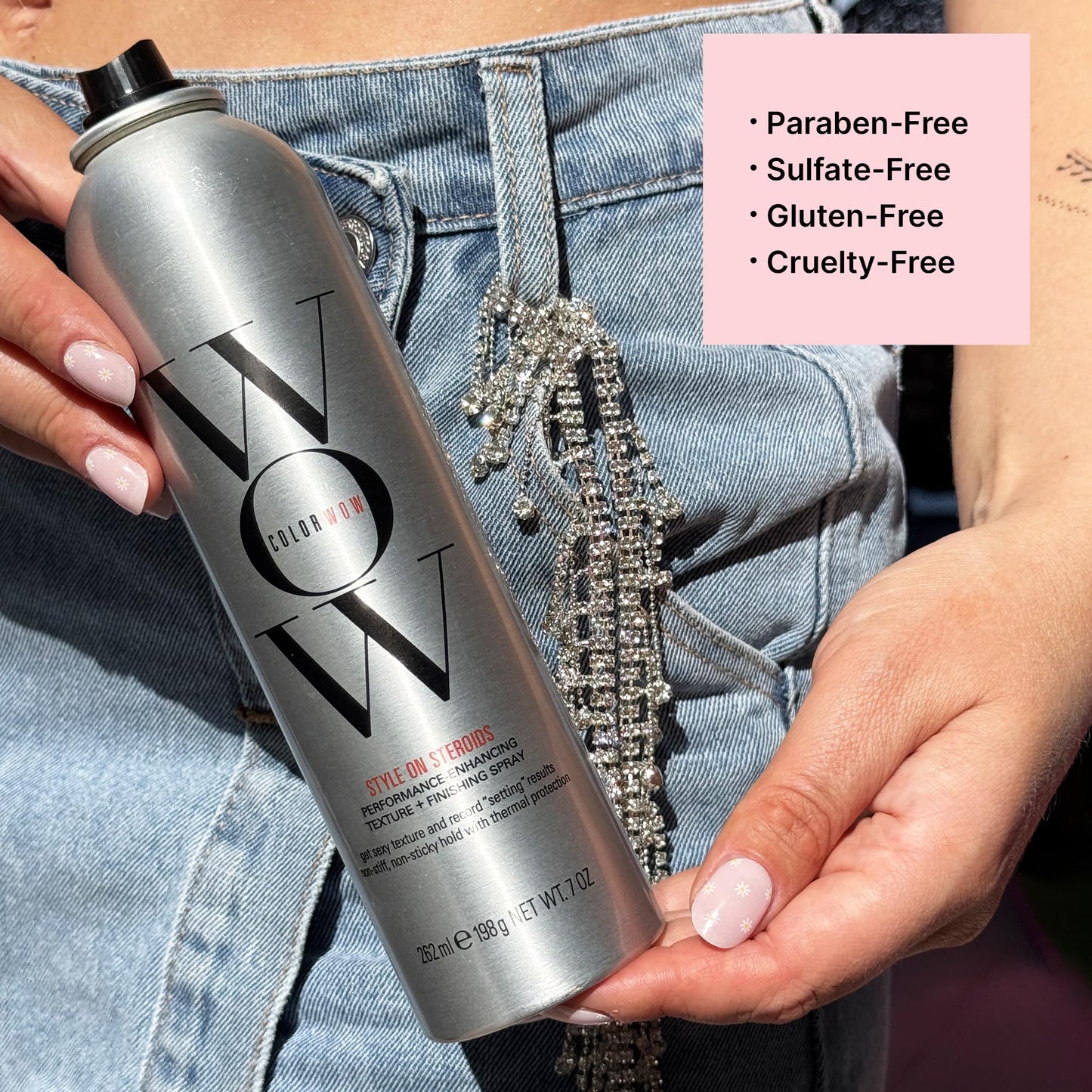 COLOR WOW Style on Steroids Texturizing Spray, Non-Sticky Hair Texturizer for Instant Volume and Texture Beauty and Personal Care COLOR WOW