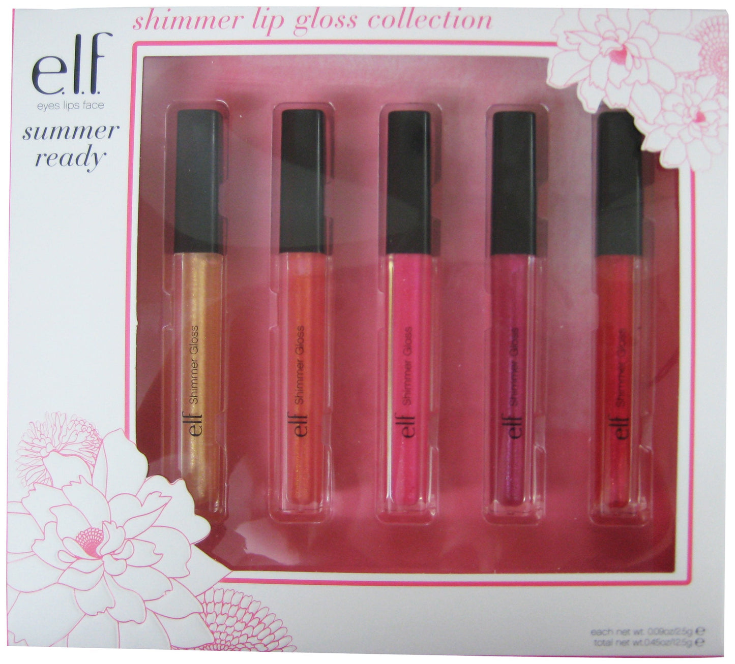 E.l.f. Shimmer Lip Gloss Collection, 6-Ounce (Pack of 2) Beauty & Personal Care e.l.f.