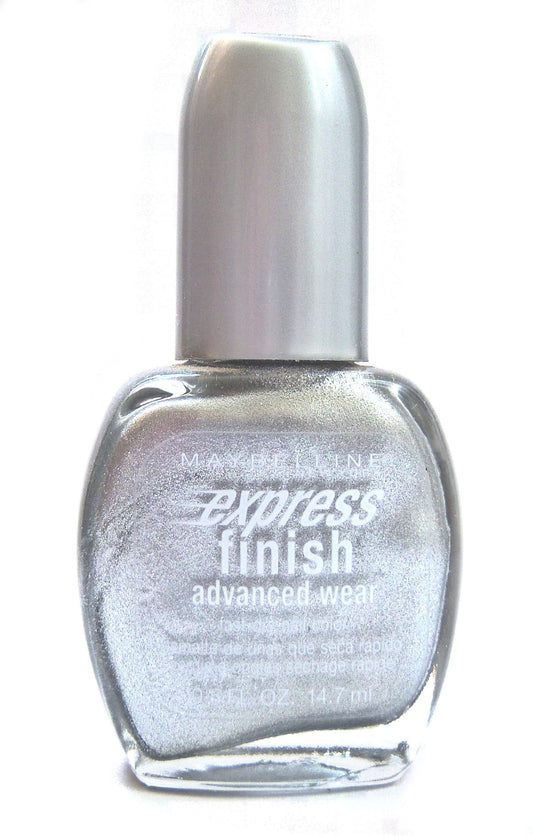 Maybelline Express Finish Advanced Wear Nail Color -Silver Speed #300