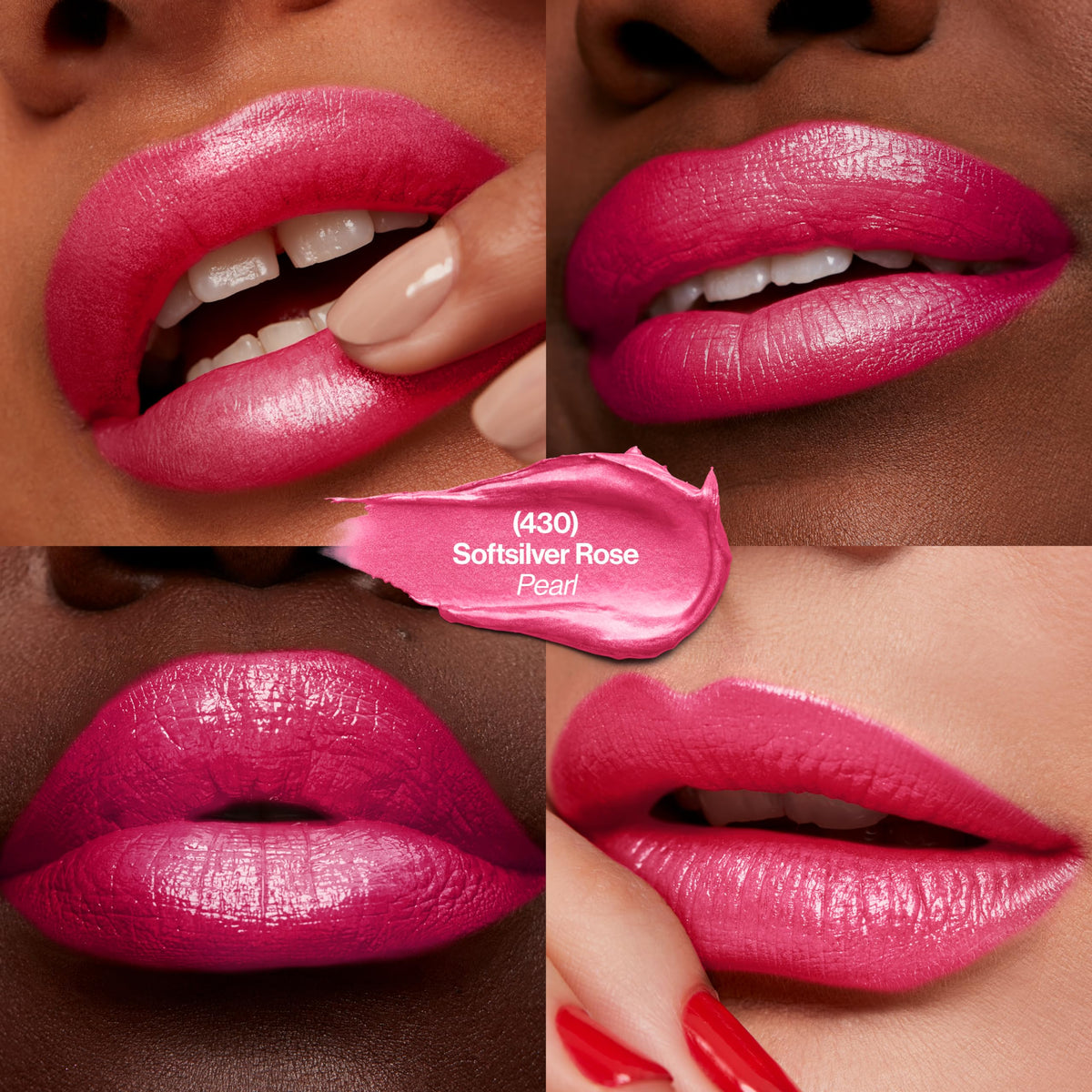 REVLON Lipstick, Super Lustrous Lipstick, Creamy Formula For Soft, Fuller-Looking Lips, Moisturized Feel in Pinks, Softsilver Rose (430) 0.15 oz Beauty & Personal Care REVLON