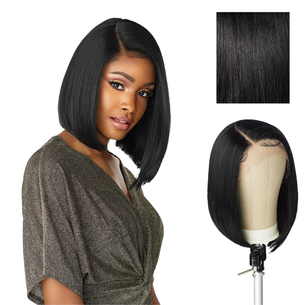 Sensationnel Butta LaceWig-Unit 1, 1 JETBLACK