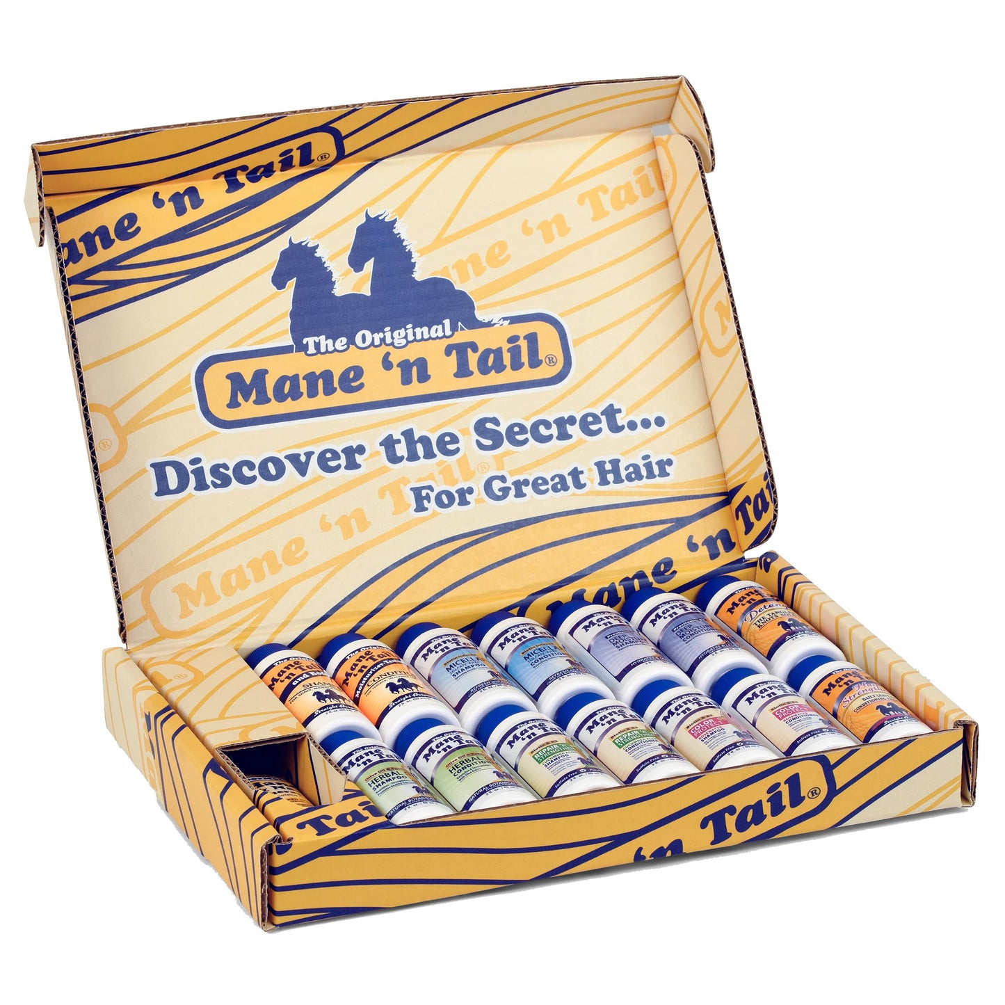 Mane 'n Tail Brand Sampler Trial Size Shampoos Conditioners and Detanglers to Cleanse Strengthen and add Moisture to Hair 15 Piece Set Beauty & Personal Care Mane 'n Tail