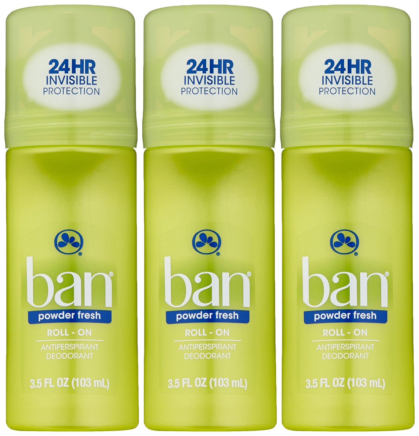 Ban Roll-On Antiperspirant Deodorant, Powder Fresh, 3.5-Ounce (Pack of 3) Beauty and Personal Care Ban