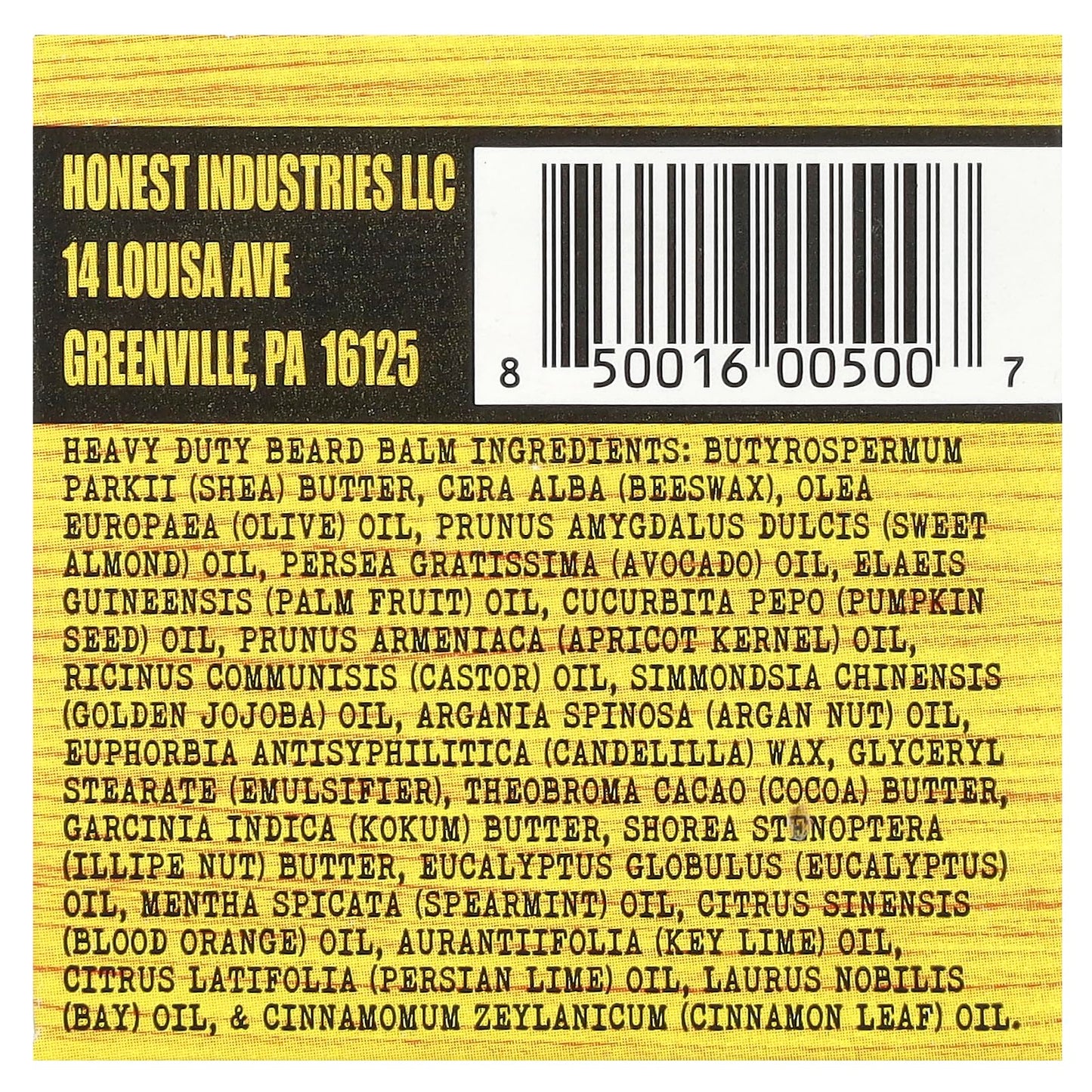 Honest Amish - Heavy Duty Beard Balm - 2 Ounce - Beard Conditioner Beauty & Personal Care Honest Amish