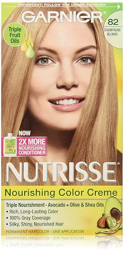 Garnier Nutrisse Nourishing Color Creme, 82 Champagne Blonde (Packaging May Vary) Beauty & Personal Care Garnier