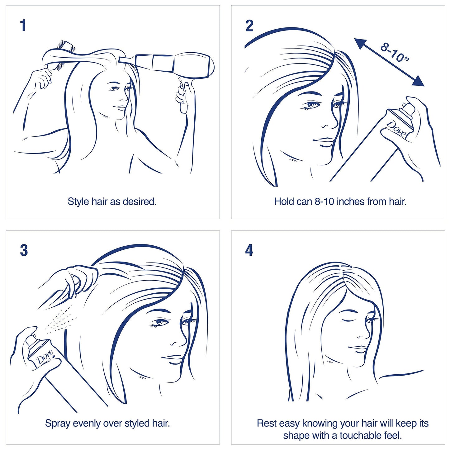 Dove Hairspray, Extra Hold, 7 Ounce Beauty & Personal Care Dove