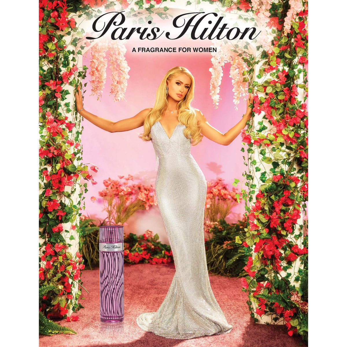Paris Hilton Eau De Parfum Spray Perfume for Women | Feminine, Fruity and Flirtatious | Notes of Apple, Juicy Peach, Jasmine and Musk | 1 Fl Oz Beauty & Personal Care Paris Hilton