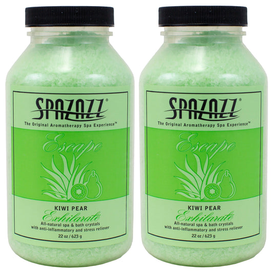 Spazazz Kiwi Pear Crystals (22 oz) (2 Pack) Beauty and Personal Care Spazazz