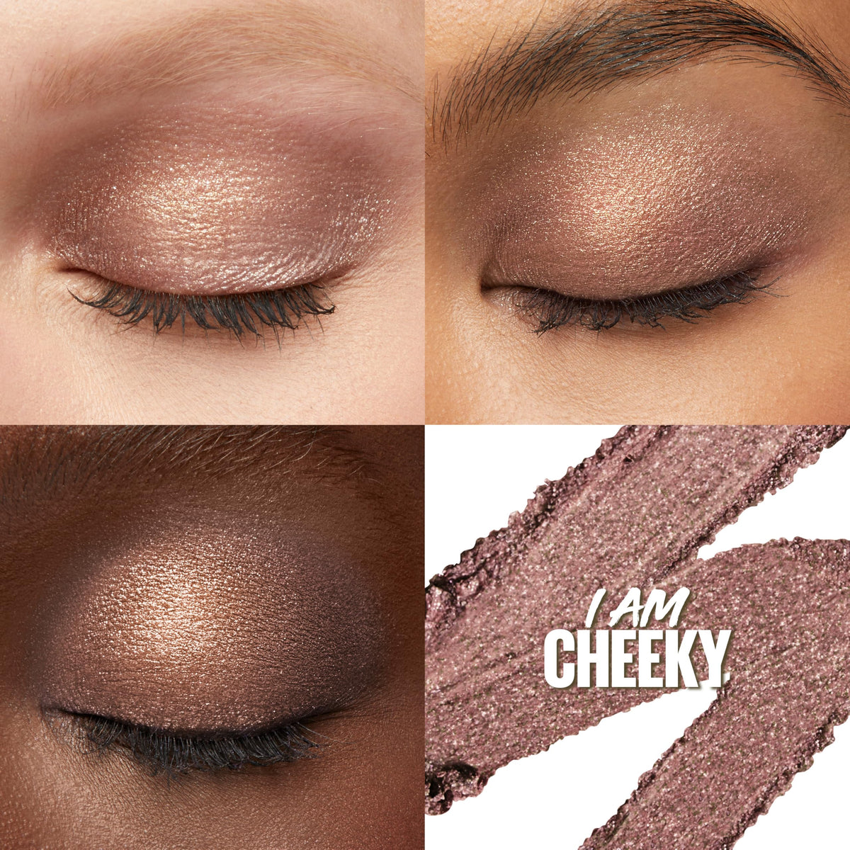 MAYBELLINE Color Tattoo Longwear Multi-Use 24HR Eye Shadow Stix, Rich, Long Lasting Eyeshadow, Eyeliner and Eye Primer Stick, I Am Cheeky (Mauve