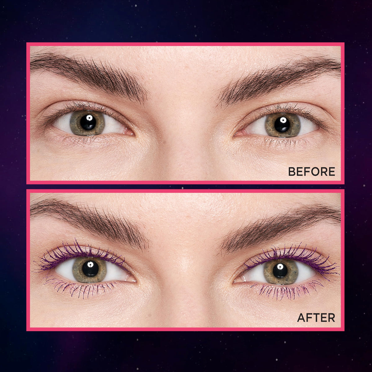 L'Oreal Paris Telescopic Lift Colored Mascara, Lengthening and Volumizing Eye Makeup, Lash Lift with Up to 36HR Wear, Washable, Galactic Purple