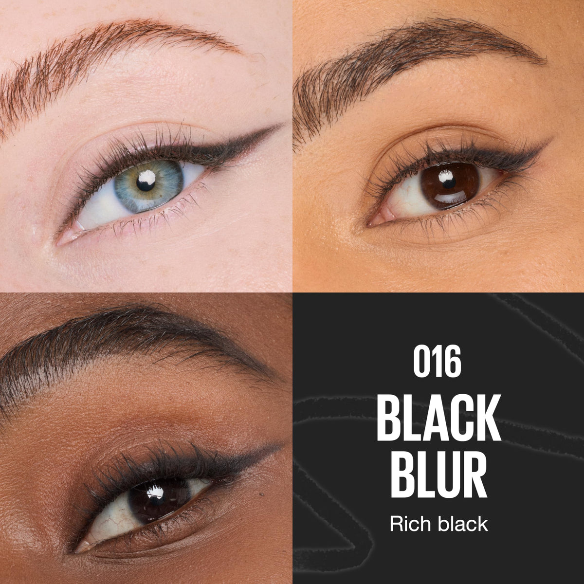 MAYBELLINE Sculpting Stix 2-in-1 Eyeliner, Dual Ended Black Eye Liner With Up to 24HR Wear, Smudge and Sweat-Resistant Eye Makeup Formula, Black Blur
