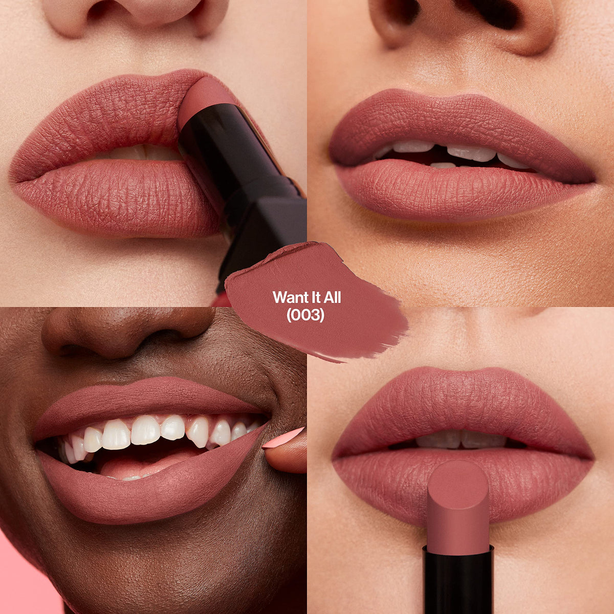 Revlon Lipstick, ColorStay Suede Ink, Built-in Primer, Stocking Stuffer for Women, Waterproof, Smudge-proof, Matte Color, 003 Want It All, 0.09 oz Beauty & Personal Care REVLON