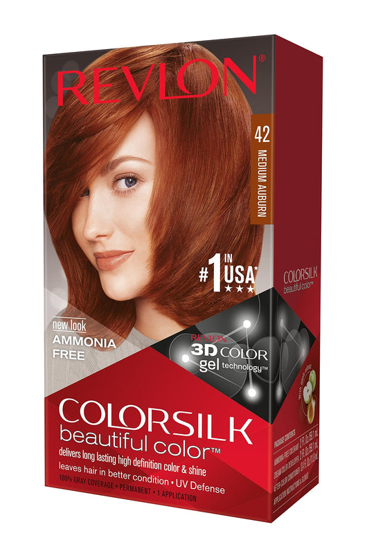 Revlon Colorsilk Haircolor, Medium Auburn Beauty & Personal Care REVLON