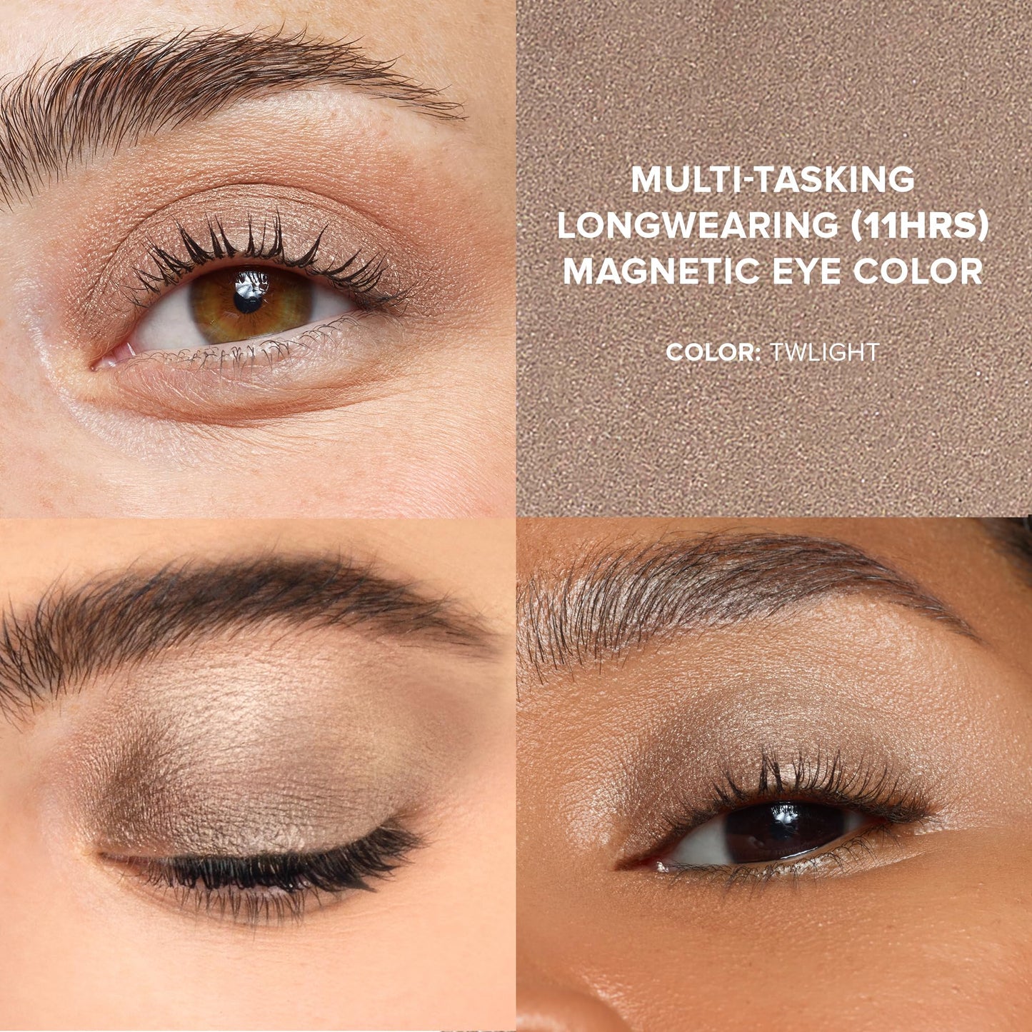Nudestix Magnetic Luminous Eye Color - 4-in-1 Cream Eyeshadow Stick, Eyeliner, Primer & Highlighter | Long-Wear, Waterproof Satin Finish | Vegan Beauty & Personal Care Nudestix