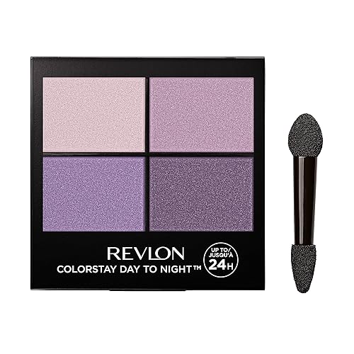 Revlon ColorStay Day to Night Eyeshadow Quad Palette with Transitional Shades, Stocking Stuffer for Her, Buttery Soft Feel, 530 Seductive, 0.16 Oz Beauty & Personal Care REVLON