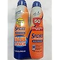 Banana Boat Continuous Spf#50 + Spray Sport 6 Ounce (Powerstay) (177ml) (2 Pack) Beauty & Personal Care Banana Boat