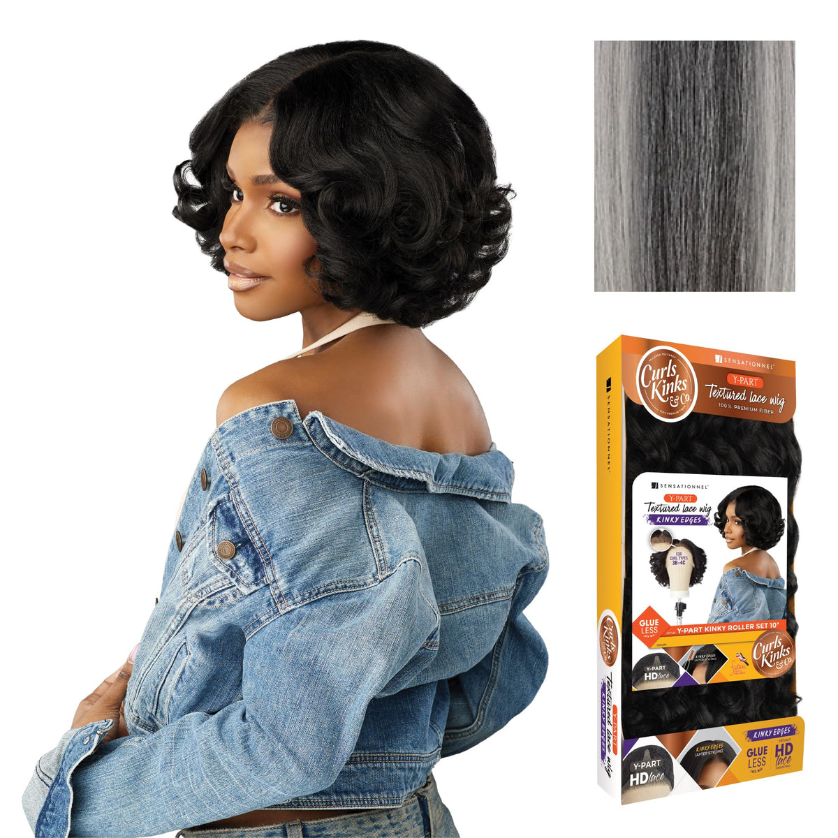 Sensationnel CKCO Kinkyedges Wig-Kinky Roller Set 10 Inch, HL34/51