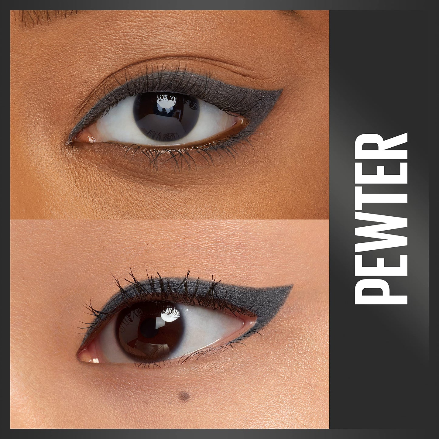 Maybelline Unstoppable Waterproof Mechanical Grey Eyeliner Pencil, Easy to Apply, Smooth Glide, Up to 24 Hour Wear, Pewter, Pack of 2 Beauty & Personal Care MAYBELLINE