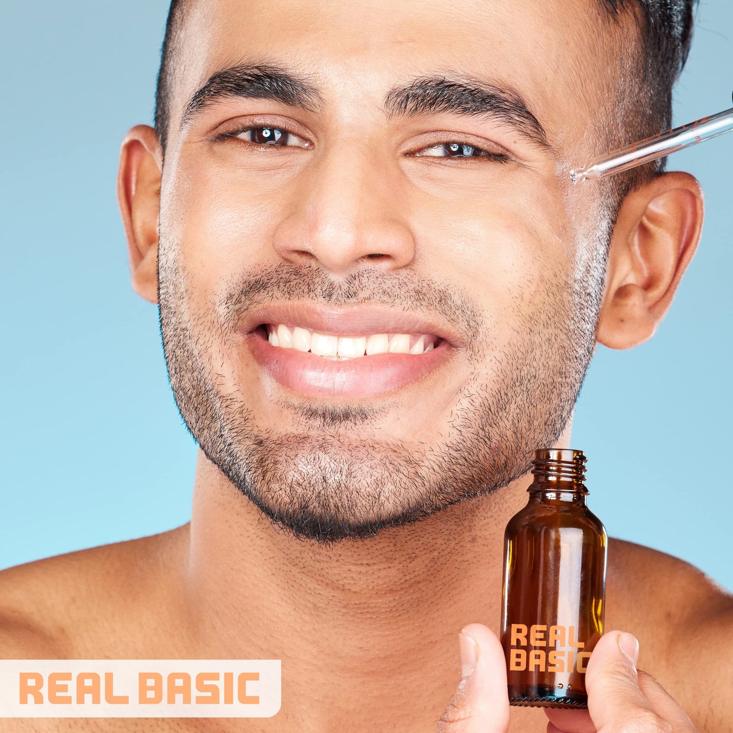 Real Basic Skin Serum for Skin Hydration with Aquaxyl, Hyaluronic Acid and Kombucha 1 oz. - Skin Serum Hydrating Treatment, Serum for Face Hydrating Beauty & Personal Care REAL BASIC
