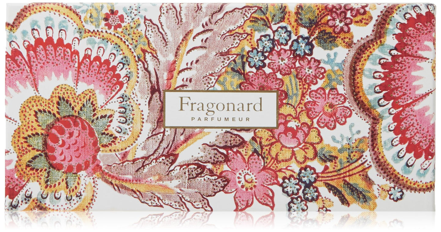 Fragonard - Fragonard Flower Gift Box of 4 Assorted Scented Soaps - pink, white, yellow, and purple Beauty & Personal Care Fragonard