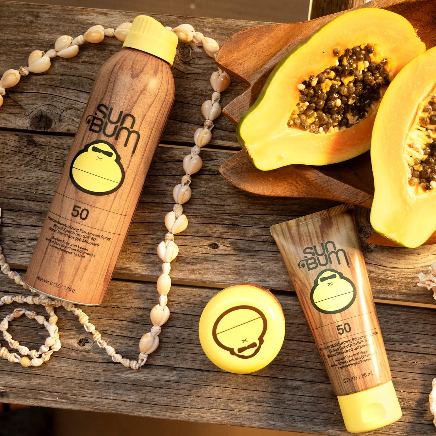 Sun Bum Original SPF 50 Sunscreen Body Spray - Broad Spectrum Moisturizing Sunscreen with Vitamin E - Hawaii 104 Act Compliant (Made without Beauty & Personal Care Sun Bum