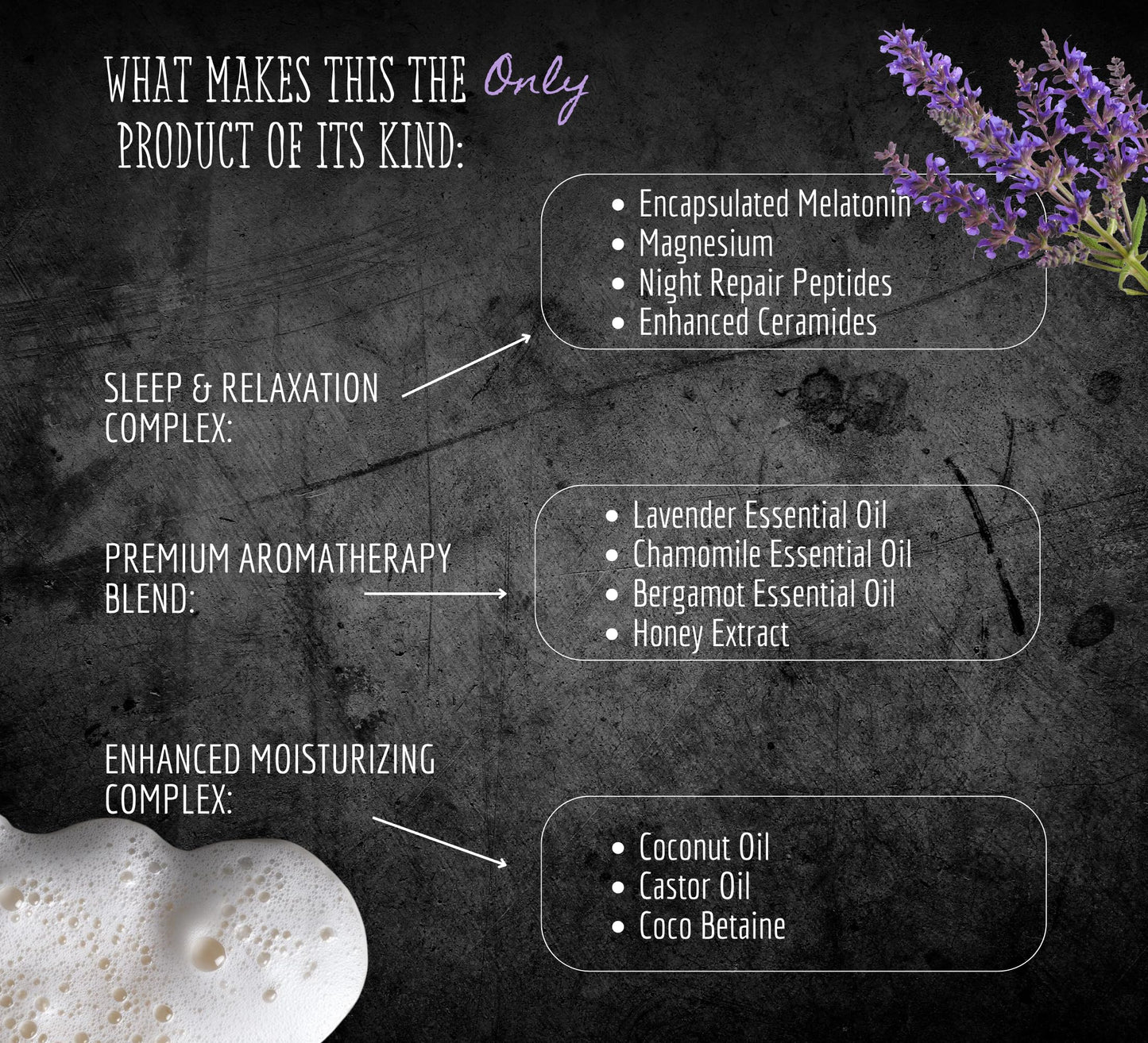 Kölor by Koko 4-in-1 Multi-Purpose Cleansing Bar - Face, Body, Hair & Scalp - Lavender Edition - Solid Cleansing Bar for Daily Use Beauty & Personal Care Kölor by Koko