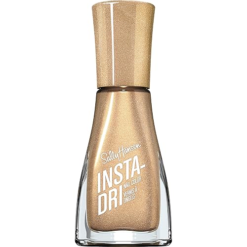 Sally Hansen Insta-Dri®, Go For Gold, Quick Dry, Long Lasting, Streak-Free Shine, Gold Nail Polish Beauty & Personal Care Sally Hansen