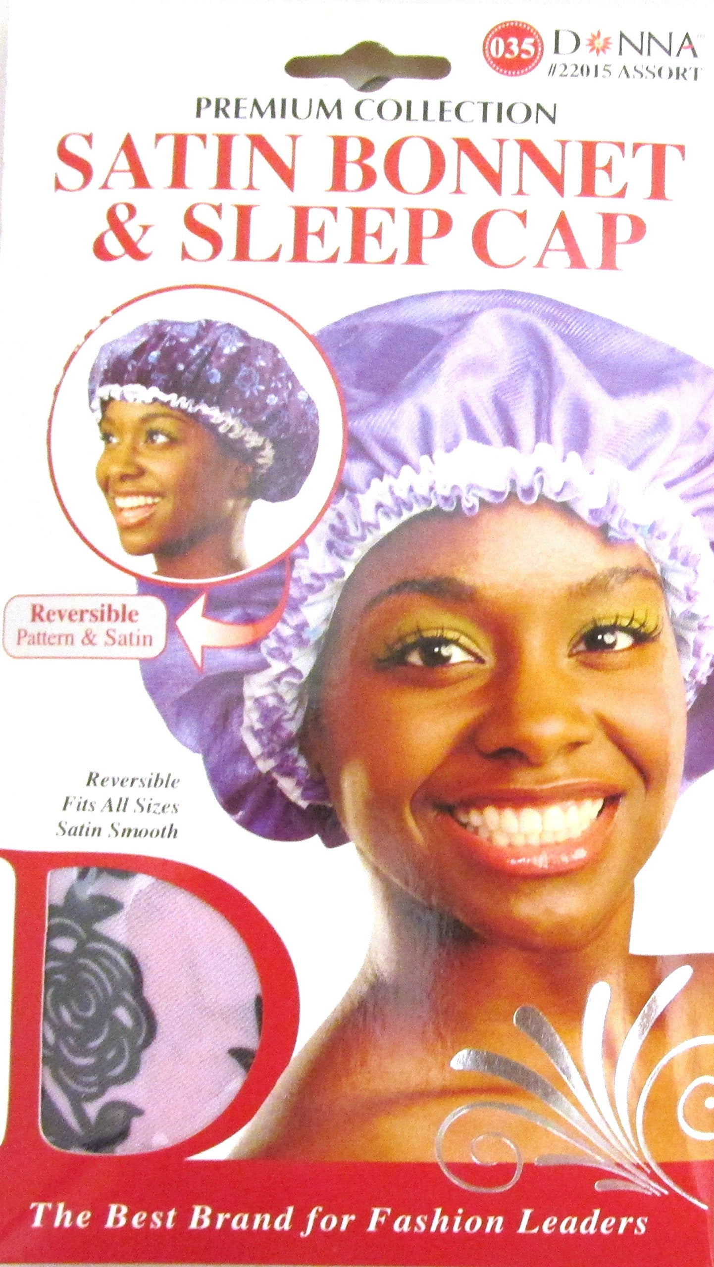 Donna Collection Premium Satin Bonnet And Sleep Cap Beauty and Personal Care Donna Collection