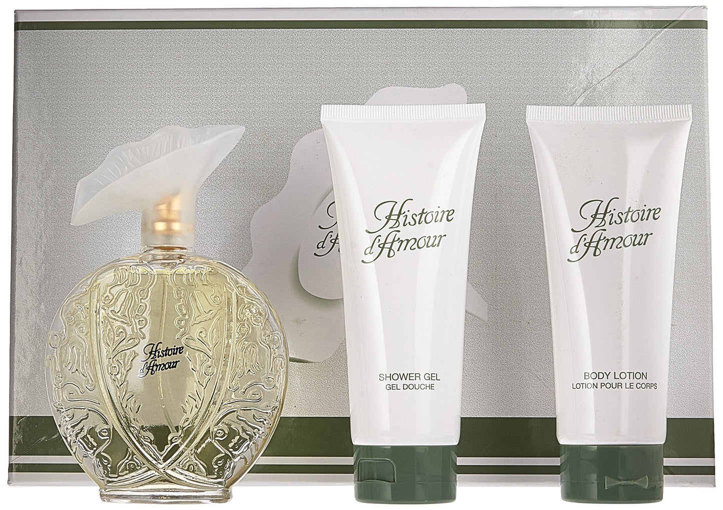 Aubusson Histoire D'amour 3 Piece Set (3.4 Ounce Eau de Toilette Spray Plus Body Lotion Plus Shower Gel) Beauty & Personal Care Aubusson