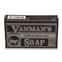VanMan Tallow & Pine Tar Soap Bar - Grass-Fed Beef Tallow with Organic Oatmeal, Charcoal & Essential Oils - Exfoliating Face & Body Soap, 3.8oz - 1 Beauty & Personal Care The VanMan Company