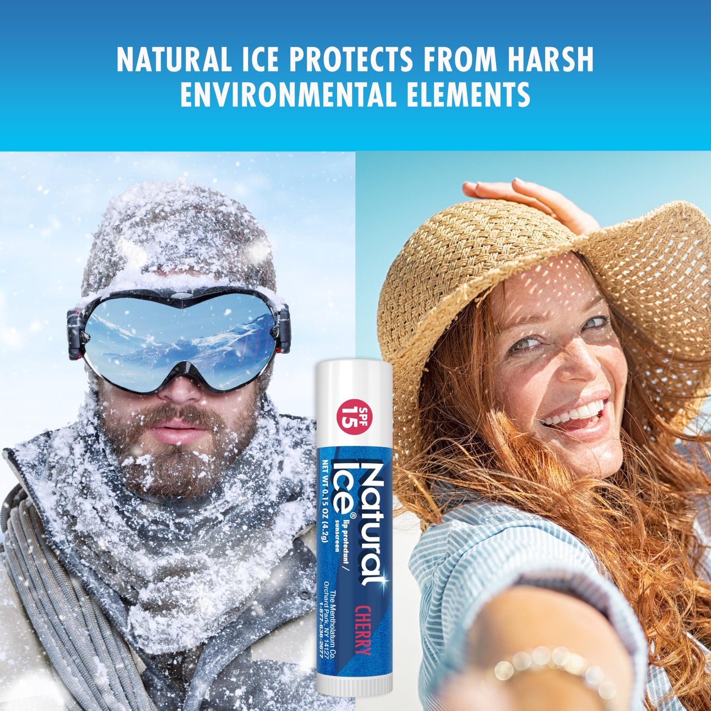 Natural Ice Cherry - SPF 15 lip balm, Cherry Flavor, 0.15 Ounce (Pack of 12) Beauty and Personal Care Natural Ice